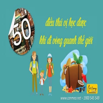 50 điều thú vị học được khi đi vòng quanh thế giới