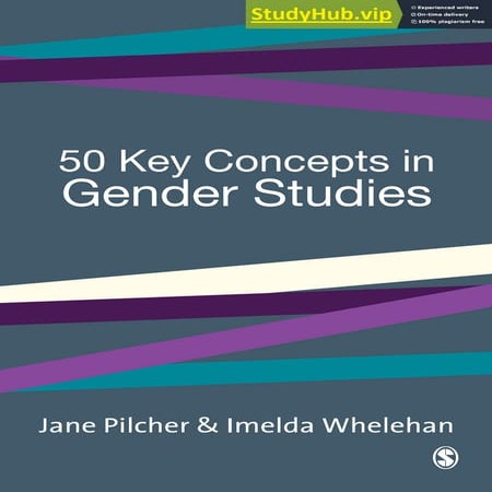 50 Key Concepts In Gender Studies | PDF