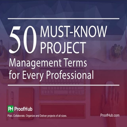 50 must know project management terms for every professional