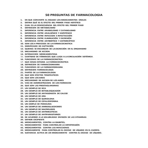 50 PREGUNTAS DE FARMACOLOGIA.doc