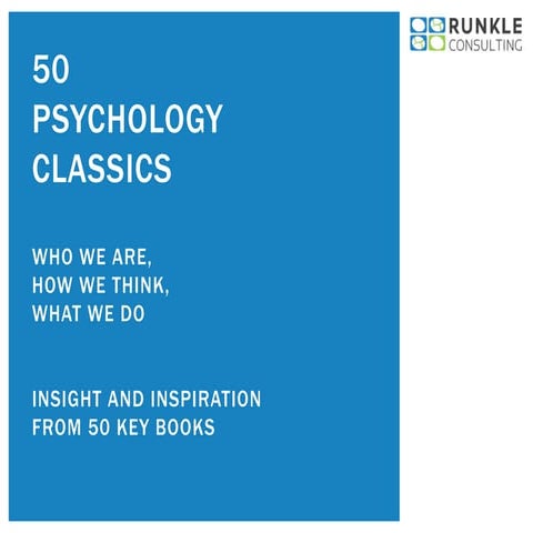 50 Psychology Classics:  How many do you know?