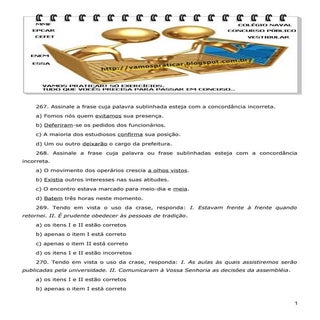 50 questões  267 317