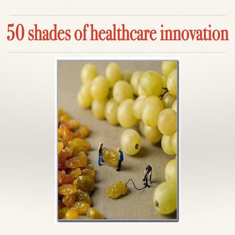 50 shades of digital health innovation concepts