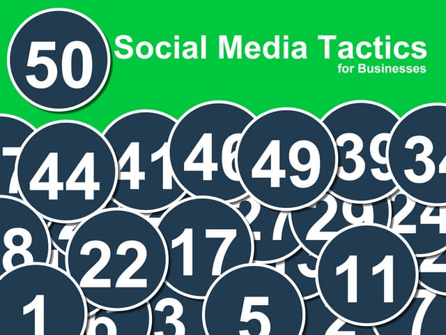 50 Social Media Tactics for Businesses