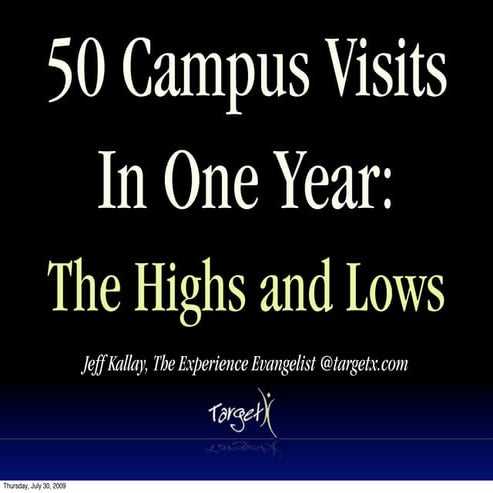 50 Campus Visits Concordia System