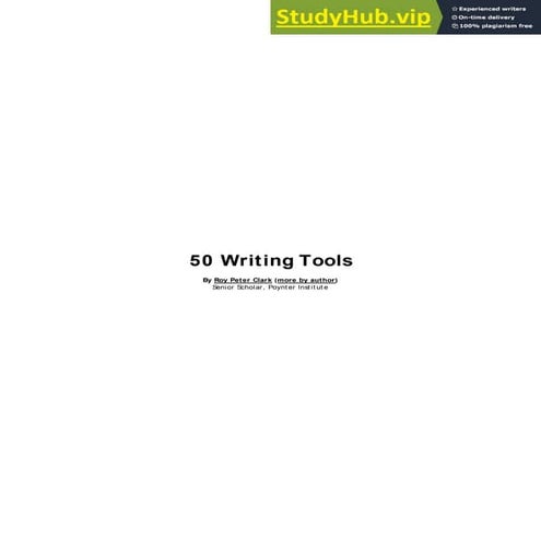50 Writing Tools