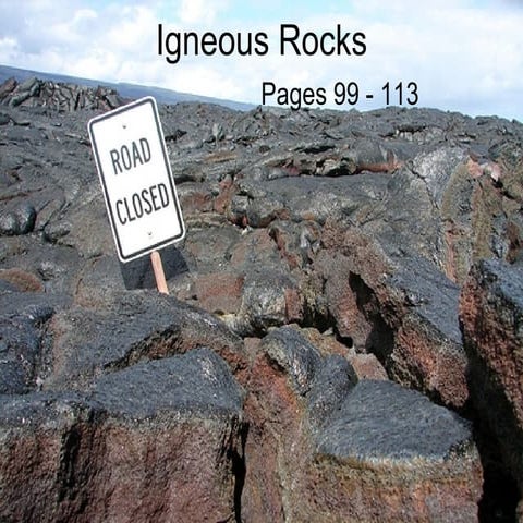 5.1 Igneous Rocks