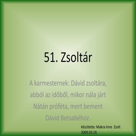 51. zsoltár