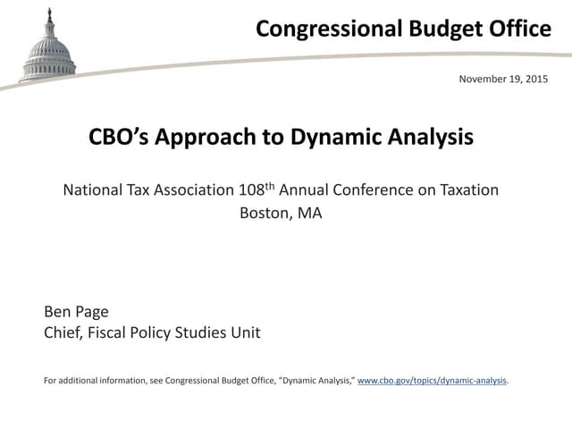 CBO’s Approach to Dynamic Analysis