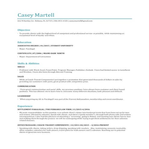 Daniel S resume | DOCX
