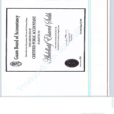 CPA CERTIFICATE | PDF