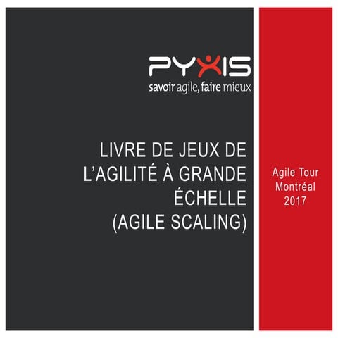 Livre de jeux de l’Agilité à grande échelle (Agile Scaling)