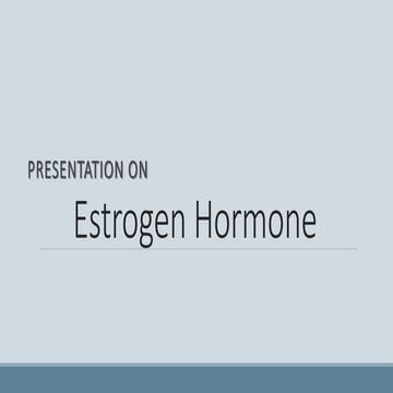 Estrogen Hormone By @Sana_Haroon