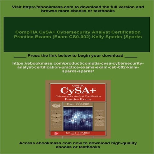 Sybex Comptia Cysa+ Study Guide Exam Cs0-002 Pdf