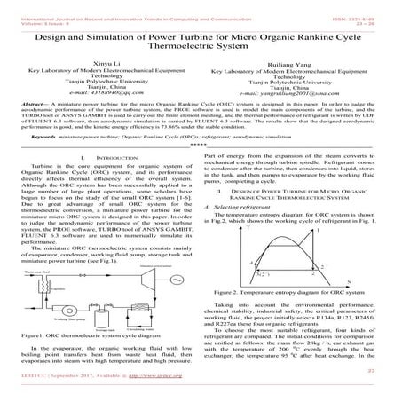 Design and Analysis of Turbine Blades in a Micro Gas Turbine Engine | PDF