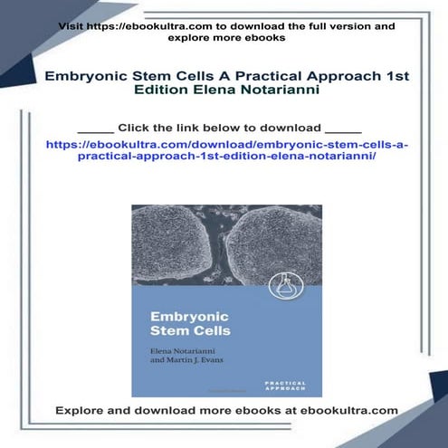 Role of Stem Cells in Obstetrics and Gynecology Practice | PDF