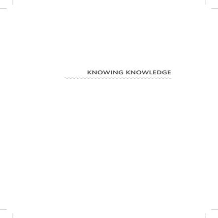 Siemens knowing-knowledge
