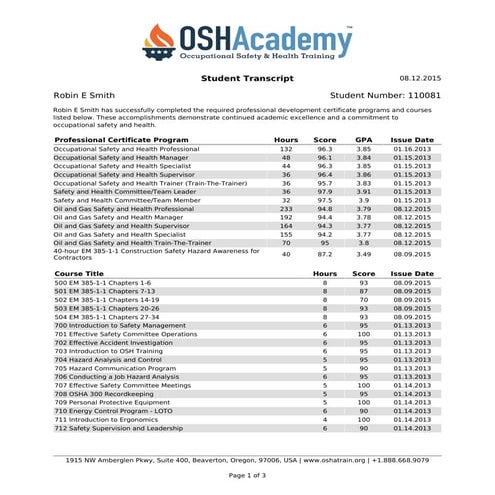CSU Transcript 12-10-2016 | PDF