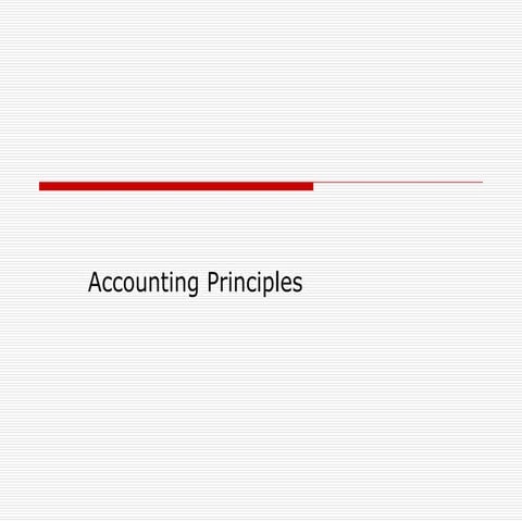 Chapter 3 ACCOUNTING PRINCIPLES PRESENTATION | PPTX