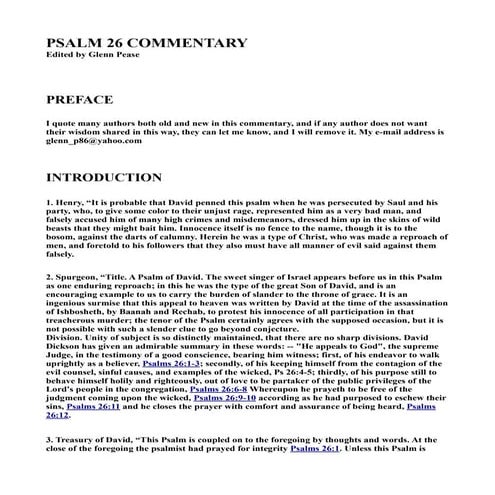 Psalm 26: 
