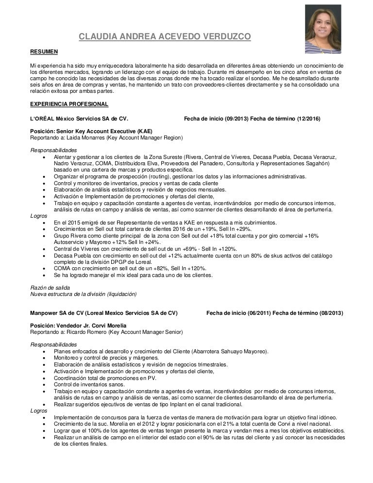 Curriculum vitae format picture