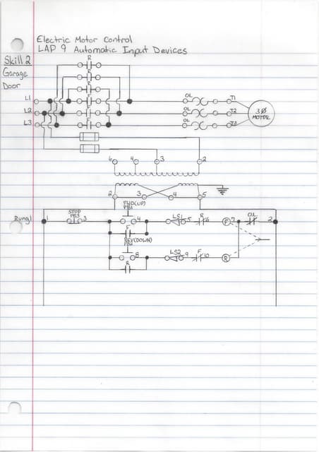 Motor Control Wire Diagram 4 | PDF