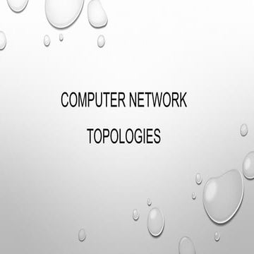 network topology | PDF