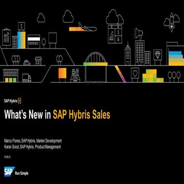 What’s New in SAP Hybris Sales Cloud
