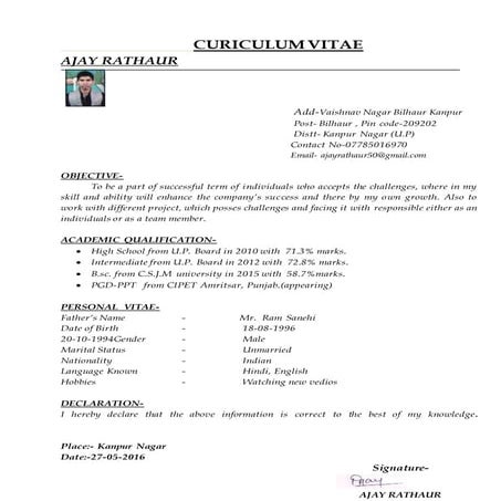 Ajay Rathaur presentations