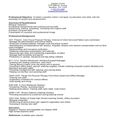 Prodriguez CCMA resume | DOCX