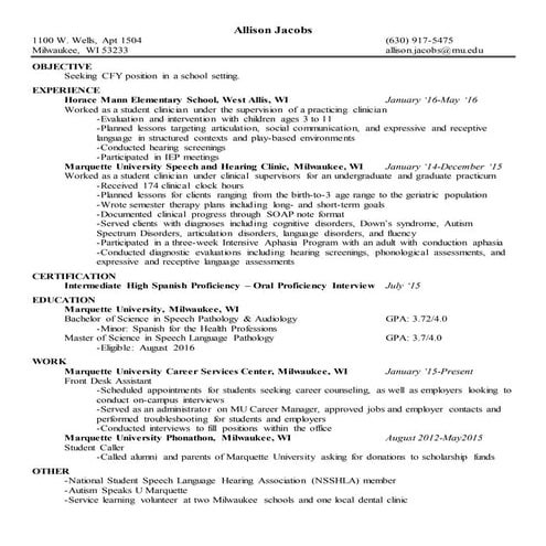 CF Resume- Updated | PDF