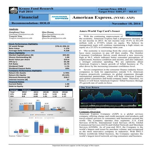 AXP Applied Equity Valuation new version