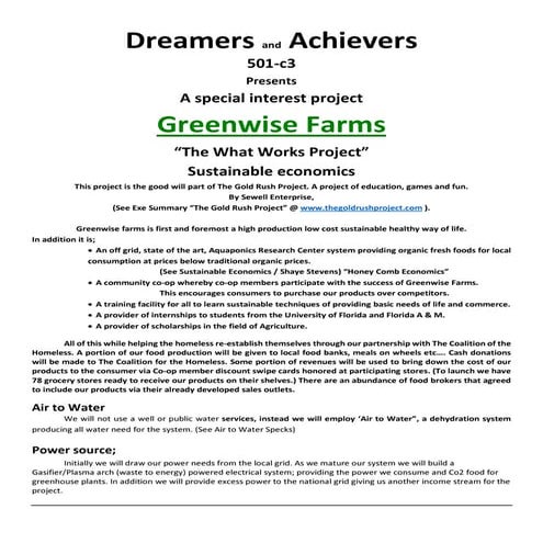 Greenwise Farms V2b | PDF