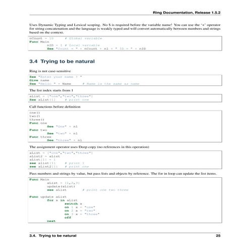The Ring programming language version 1.5.2 book - Part 6 of 181 | PDF