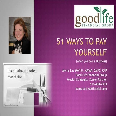 51 ways to pay your self