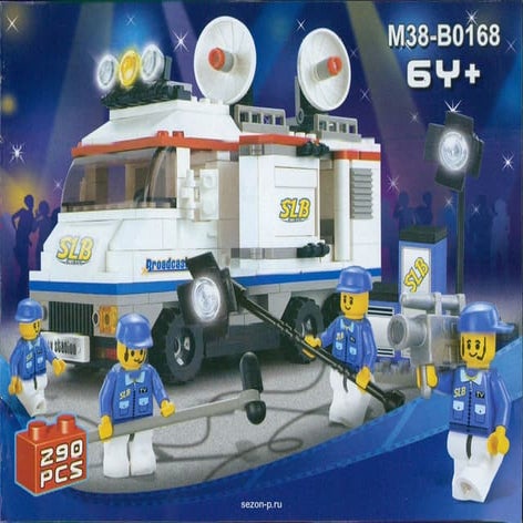 Конструктор SLUBAN "Фабрика звезд" 290 деталей арт. M38-B0168 | PPT