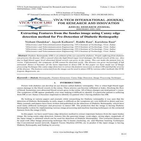 Extracting Features from the fundus image using Canny edge detection method f...