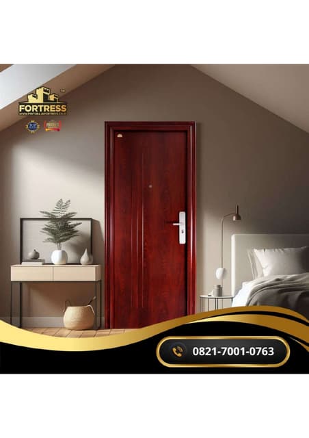 WA 0821 7001 0763 (FORTRESS) Pintu Rumah 2 Pintu Modern di Banyuwangi | PDF