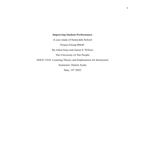 5210 Project  Group 0064c.docx, class project assignment