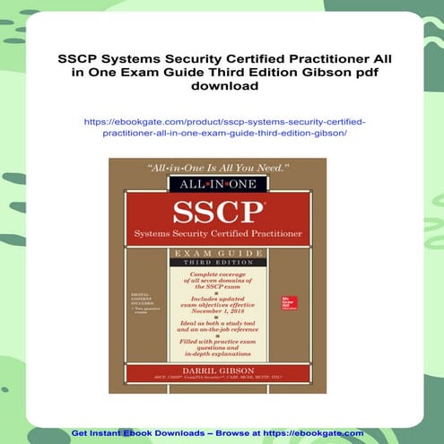 SSCP Systems Security Certified Practitioner All in One Exam Guide Third Edit...