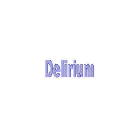 Delirium, Dementia, and Amnestic Disorders