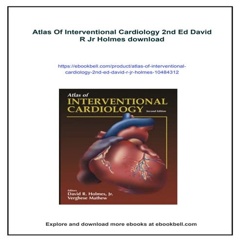 Atlas Of Interventional Cardiology 2nd Ed David R Jr Holmes | PDF
