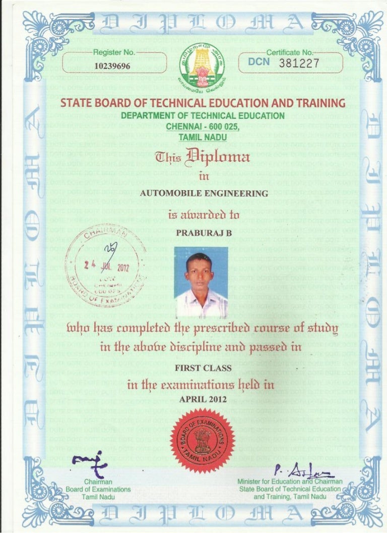 diploma course completion certificate course completion certificate