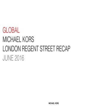 London Regent Street Event Recap FINAL