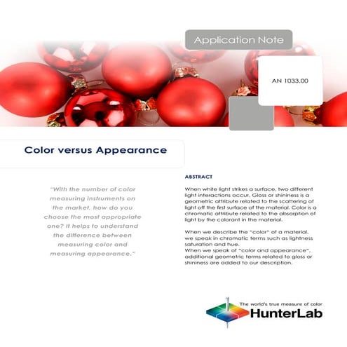 True color vs perceived color | PDF