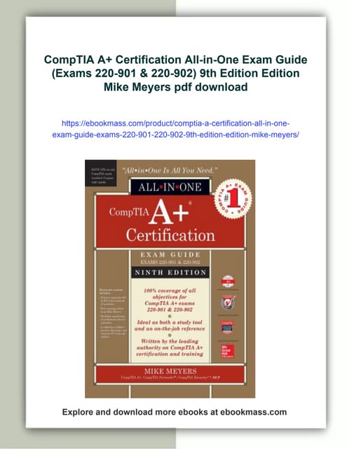 CompTIA A+ Certification All-in-One Exam Guide (Exams 220-901 & 220-902) 9th Edition Edition ...