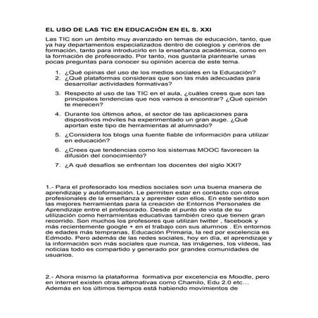 entrevista en red social educativa Scolartic