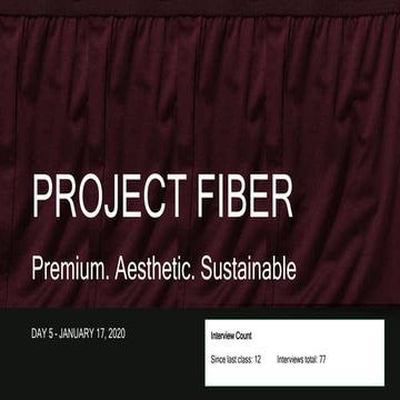 Project Fiber Columbia Univ 2020