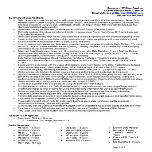 Current-Active Resume