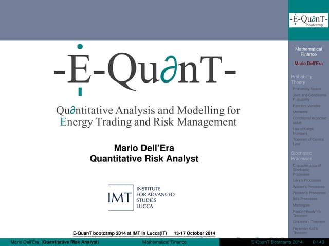 E-QuanT(StochasticProcesses)